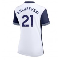 Dres Tottenham Hotspur Dejan Kulusevski #21 Domáci pre Ženy 2024-25 Krátky Rukáv